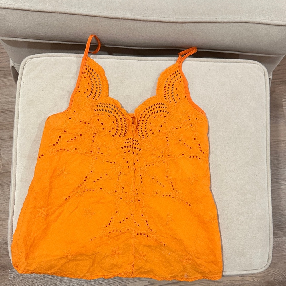 Vibrant Orange Camisole Top